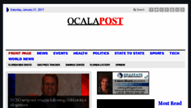 What Ocalapost.com website looked like in 2017 (7 years ago)