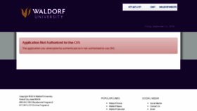 What Online.waldorf.edu website looked like in 2017 (7 years ago)