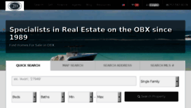What Obxwaterfrontproperties.com website looked like in 2017 (7 years ago)