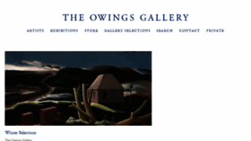 What Owingsgallery.com website looked like in 2017 (7 years ago)