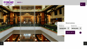 What Orchidhotel.com website looked like in 2017 (7 years ago)