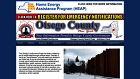 What Otsegocounty.com website looked like in 2017 (7 years ago)