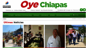 What Oyechiapas.com website looked like in 2017 (7 years ago)