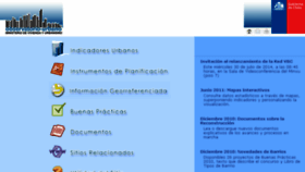 What Observatoriourbano.cl website looked like in 2017 (7 years ago)