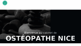 What Osteopathenice06.fr website looked like in 2017 (7 years ago)