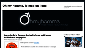 What Ohmyhomme.fr website looked like in 2017 (7 years ago)