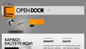 What Opendoor.com.tr website looked like in 2017 (7 years ago)
