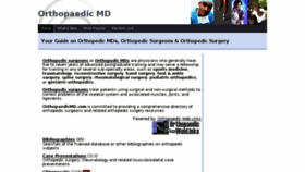 What Orthopaedicmd.com website looked like in 2017 (7 years ago)