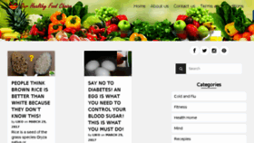 What Ourhealthyfoodchoice.com website looked like in 2017 (7 years ago)