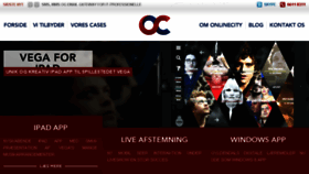 What Onlinecity.dk website looked like in 2017 (8 years ago)