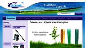 What Oslavan.cz website looked like in 2017 (7 years ago)