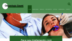What Odontologiazanetti.com.br website looked like in 2017 (7 years ago)