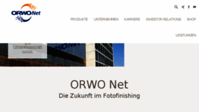 What Orwonet.com website looked like in 2017 (7 years ago)