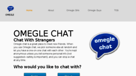 What Omeglechat.us website looked like in 2017 (7 years ago)