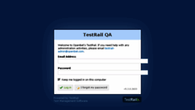 What Openbet.testrail.com website looked like in 2017 (7 years ago)