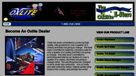 What Oxlite.com website looked like in 2017 (7 years ago)