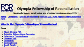 What Olympiafor.org website looked like in 2017 (7 years ago)