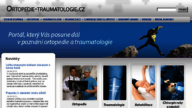 What Ortopedie-traumatologie.cz website looked like in 2017 (8 years ago)