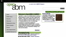 What Openabm.org website looked like in 2017 (7 years ago)
