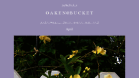 What Oaken-bucket.com website looked like in 2017 (7 years ago)