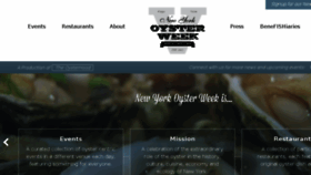 What Oysterweek.com website looked like in 2017 (7 years ago)