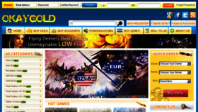 What Okaygold.com website looked like in 2017 (7 years ago)