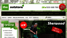 What Outstore.com.au website looked like in 2017 (7 years ago)