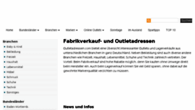 What Outletadressen.com website looked like in 2017 (7 years ago)