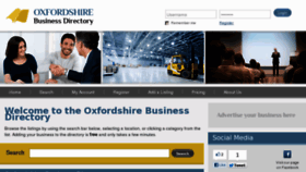 What Oxfordshire-business-directory.co.uk website looked like in 2017 (7 years ago)