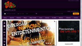 What Ops.com.br website looked like in 2017 (6 years ago)