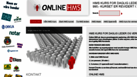 What Onlinehms.no website looked like in 2017 (6 years ago)