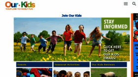 What Our-kids.com website looked like in 2017 (6 years ago)