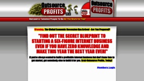 What Outsource-profits.com website looked like in 2017 (6 years ago)