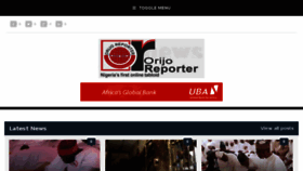 What Orijoreporter.com website looked like in 2017 (7 years ago)