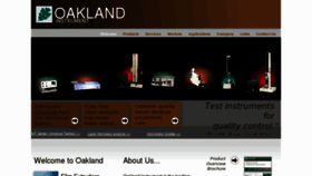 What Oaklandinstruments.com website looked like in 2017 (7 years ago)