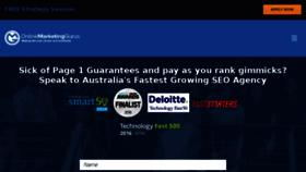 What Omgseosydney.com.au website looked like in 2017 (7 years ago)