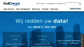 What Ontrackdatarecovery.nl website looked like in 2017 (7 years ago)