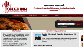 What Orderinn.com website looked like in 2017 (7 years ago)