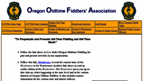 What Ootfa.org website looked like in 2017 (7 years ago)