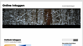 What Onlineinloggen.nl website looked like in 2017 (7 years ago)