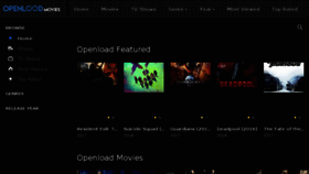 What Openloadmovie.me website looked like in 2017 (6 years ago)