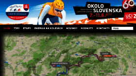 What Okoloslovenska.com website looked like in 2017 (7 years ago)