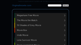 What Orginalmovie.com website looked like in 2017 (7 years ago)