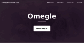 What Omegleroulette.com website looked like in 2017 (6 years ago)