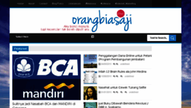 What Orangbiasaji.net website looked like in 2017 (7 years ago)