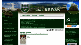 What Obeckrivan.sk website looked like in 2017 (7 years ago)