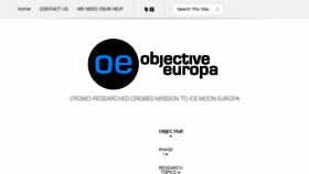 What Objective-europa.com website looked like in 2017 (7 years ago)