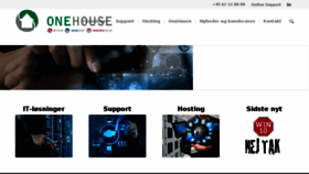 What Onehouse.dk website looked like in 2017 (7 years ago)