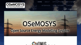 What Osemosys.org website looked like in 2017 (7 years ago)