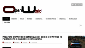 What Openworldblog.org website looked like in 2017 (7 years ago)